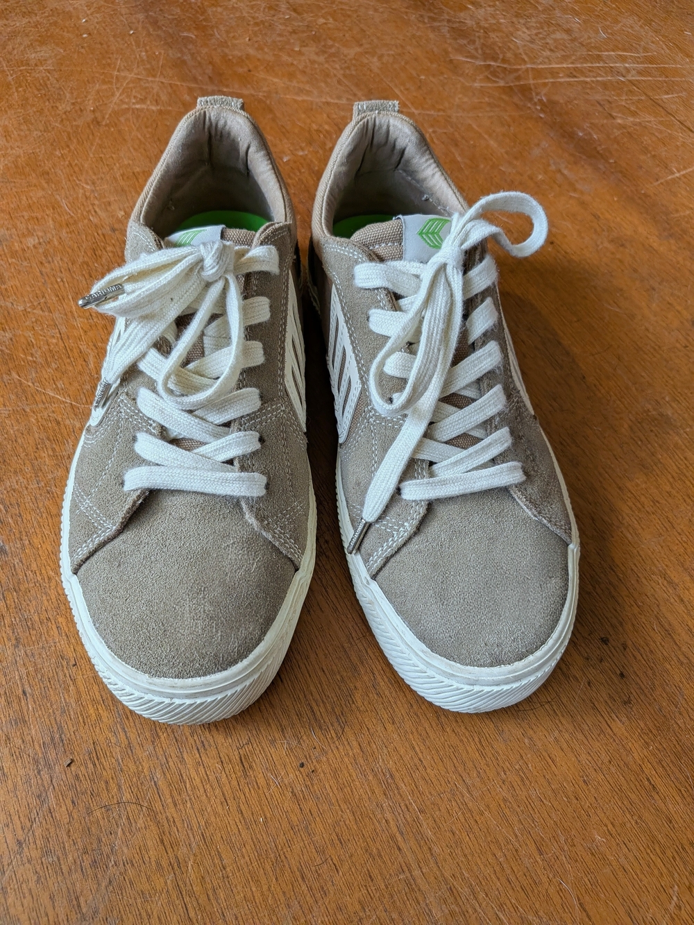 Cariuma Catiba Pro Taupe Suede Sneakers